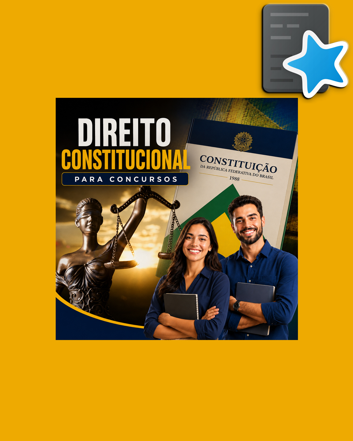 Direito Constitucional para Concursos: 185 Flashcards para o Anki